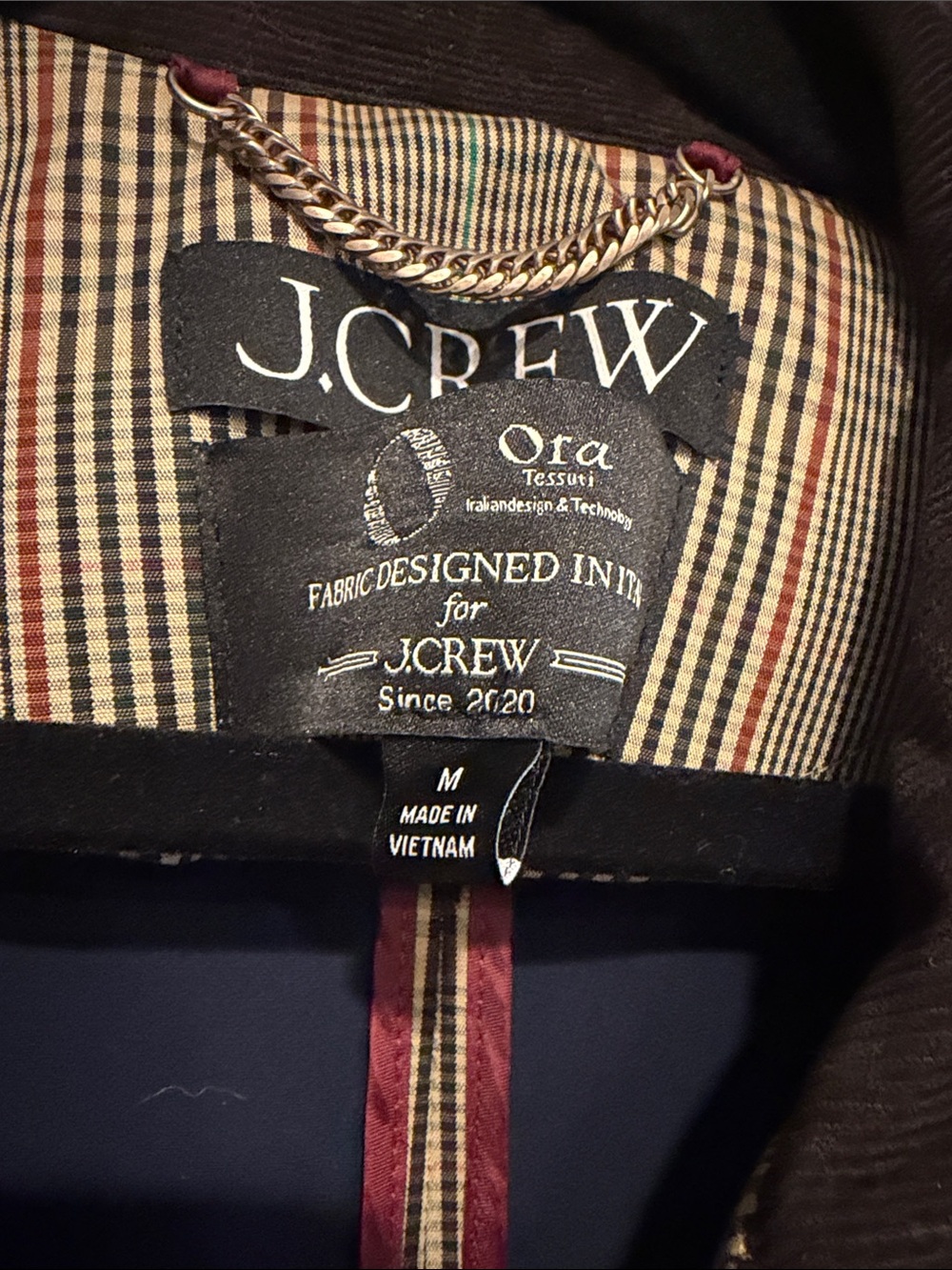 J. Crew Women's Barn Jacket in Plaid Double Faced Cotton - Picture 4 of 5
